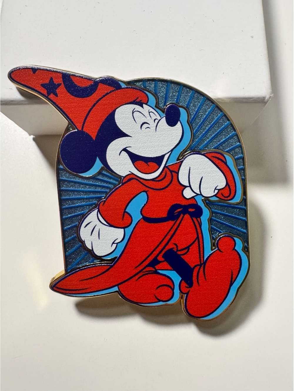 Disney Pin The Sorcerer’s Apprentice Mickey Mouse Disney Fan Club D23 Gold